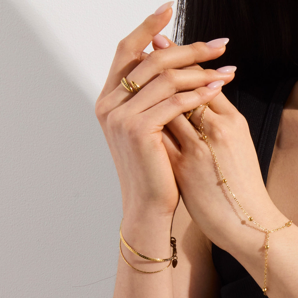 Beaded Hand Chain